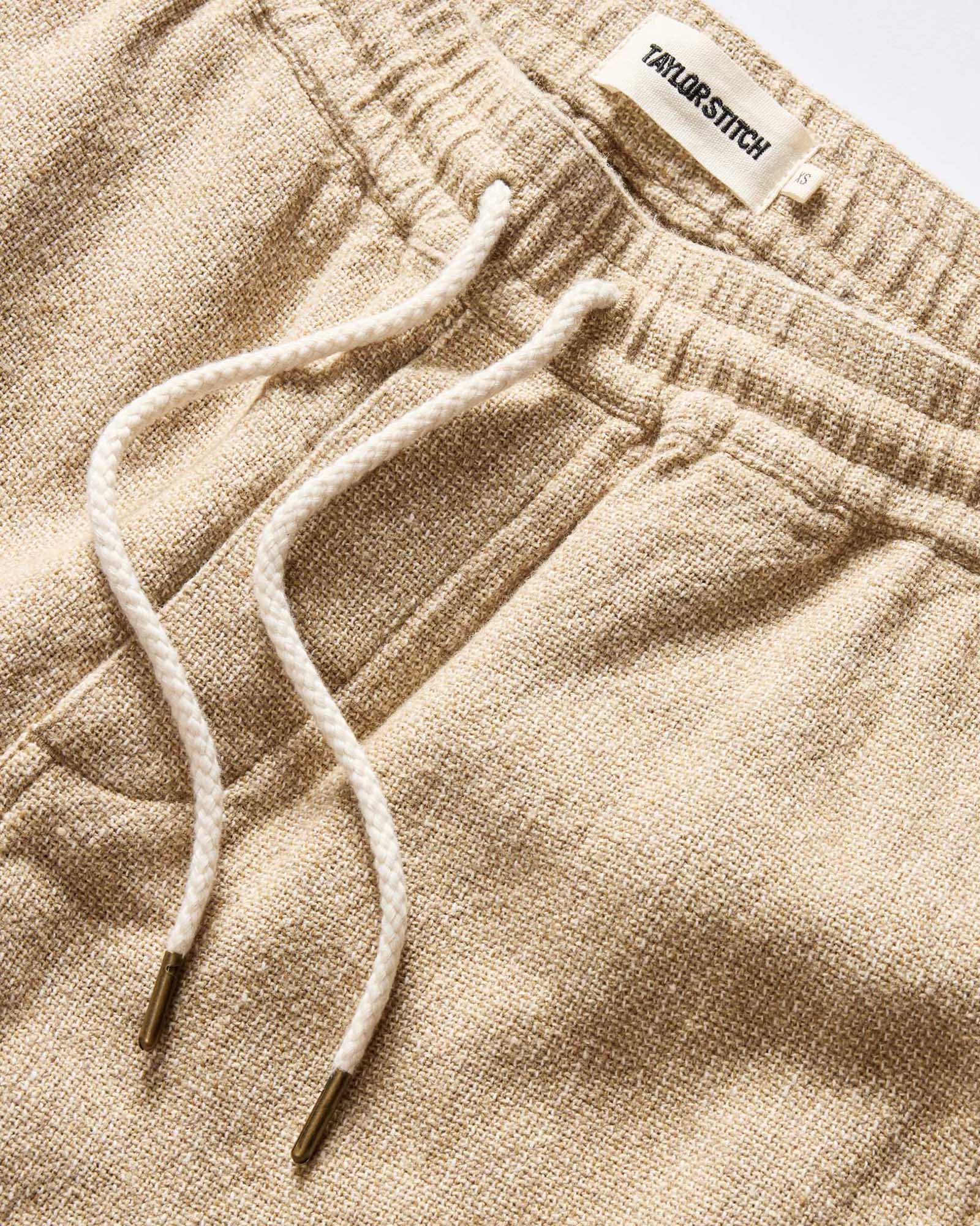 The Apres Pant in Oat Linen Tweed