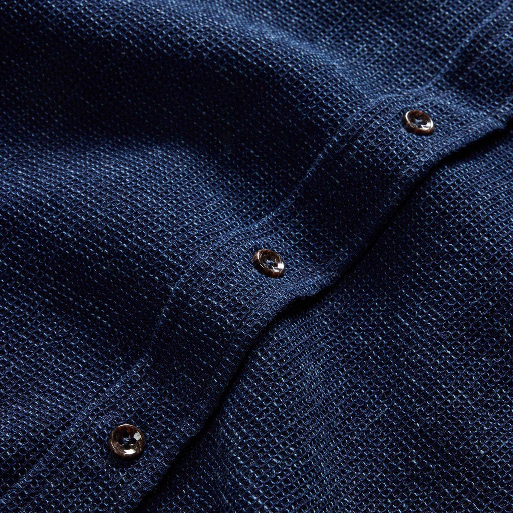 The Jack in Rinsed Indigo Waffle