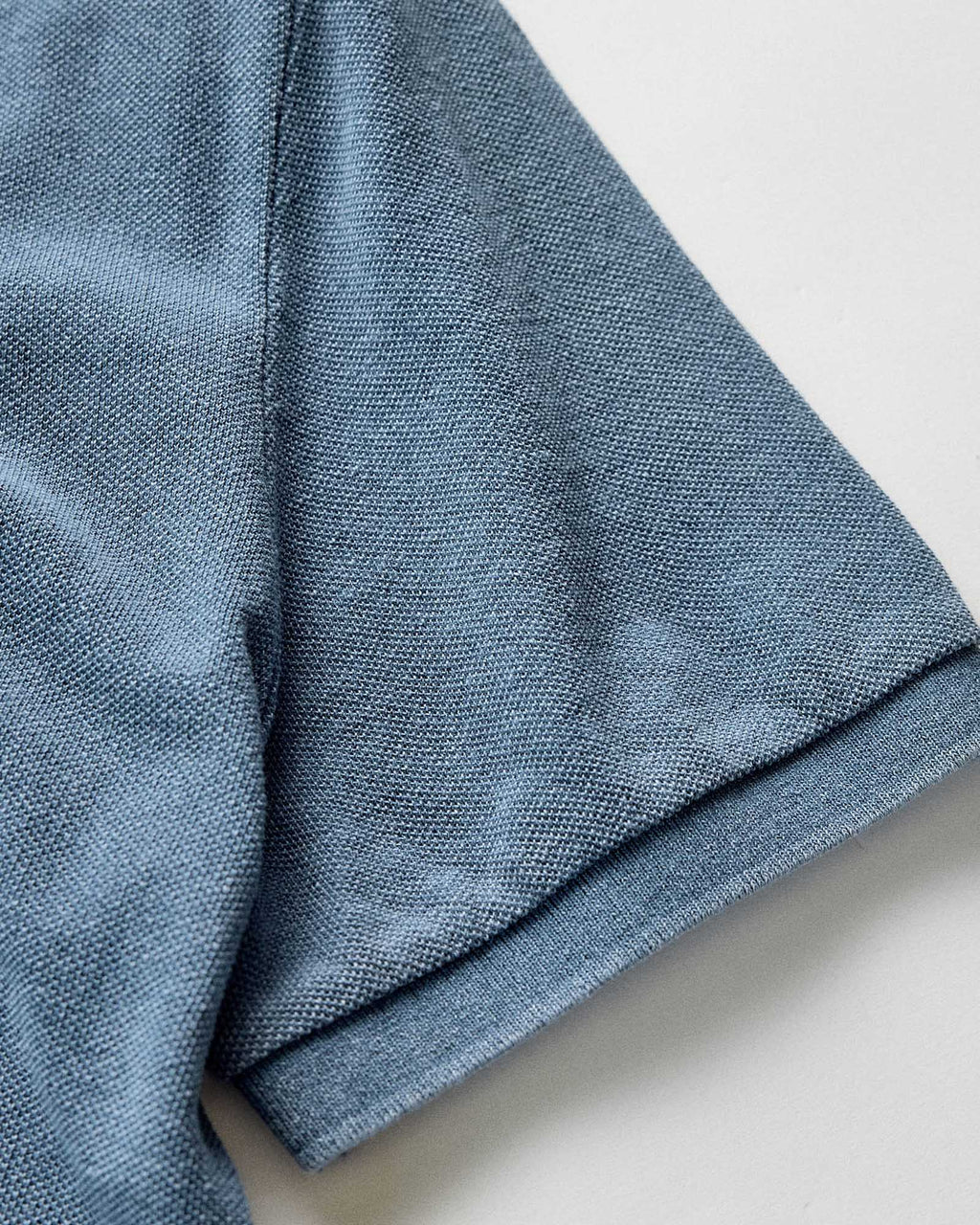 The Pacific Polo in Washed Indigo Pique
