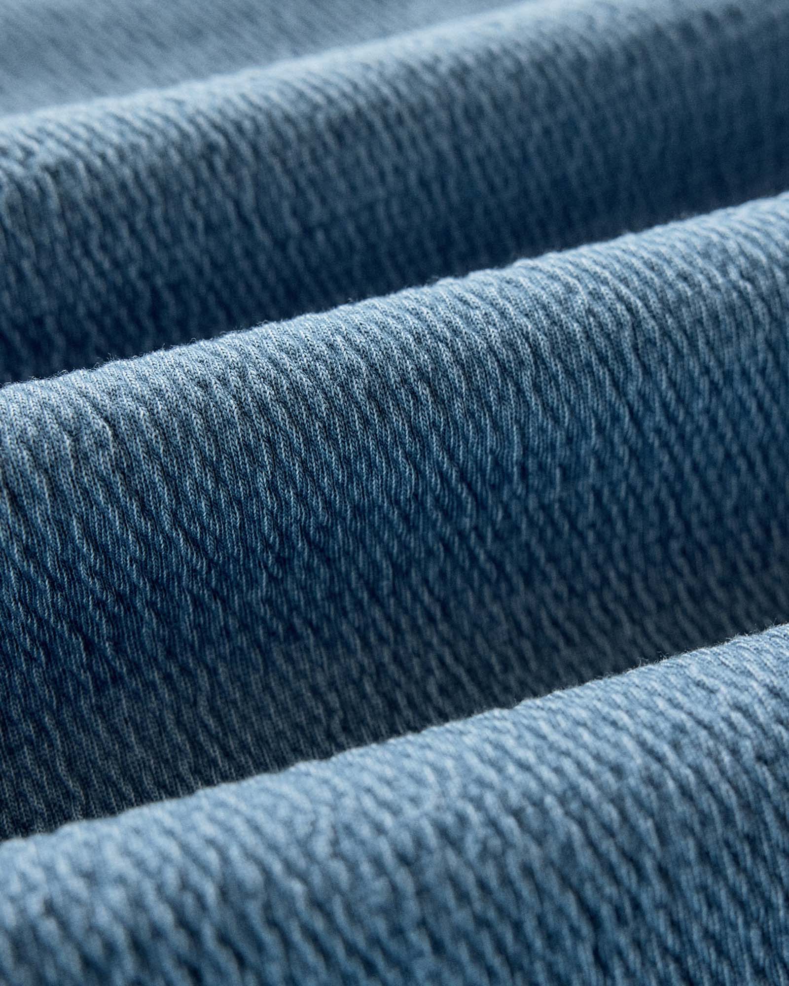 The Hawthorne Shirt in Washed Indigo Crepe