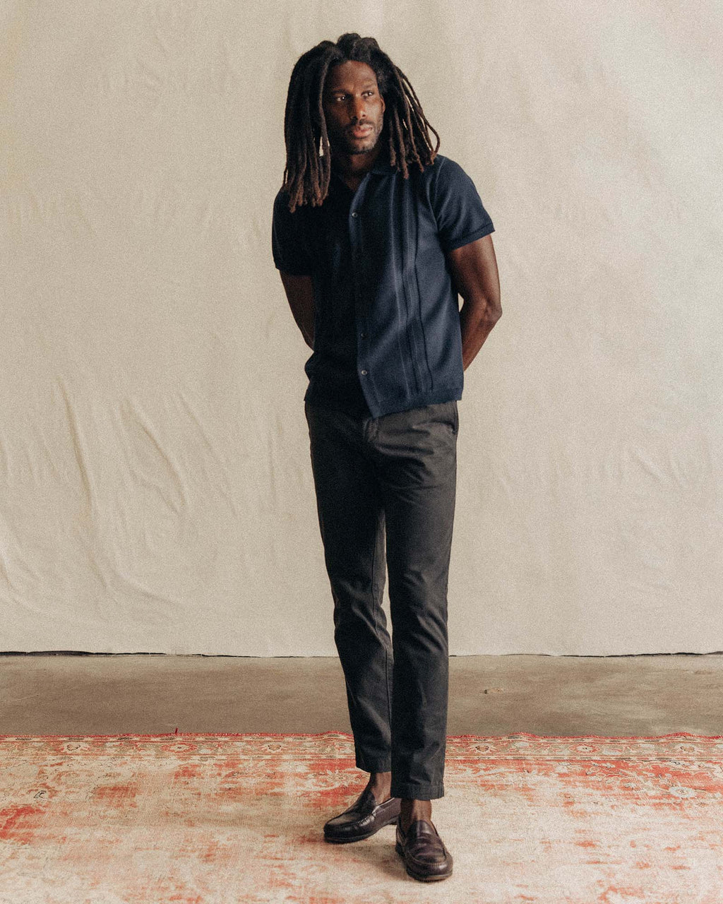 The Democratic Foundation Pant in Organic Faded Black